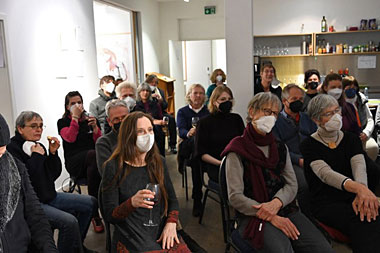 Zuschauer*innen während der Lecture Performance / © Cordts Art Foundation